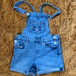 Cat kids overalls